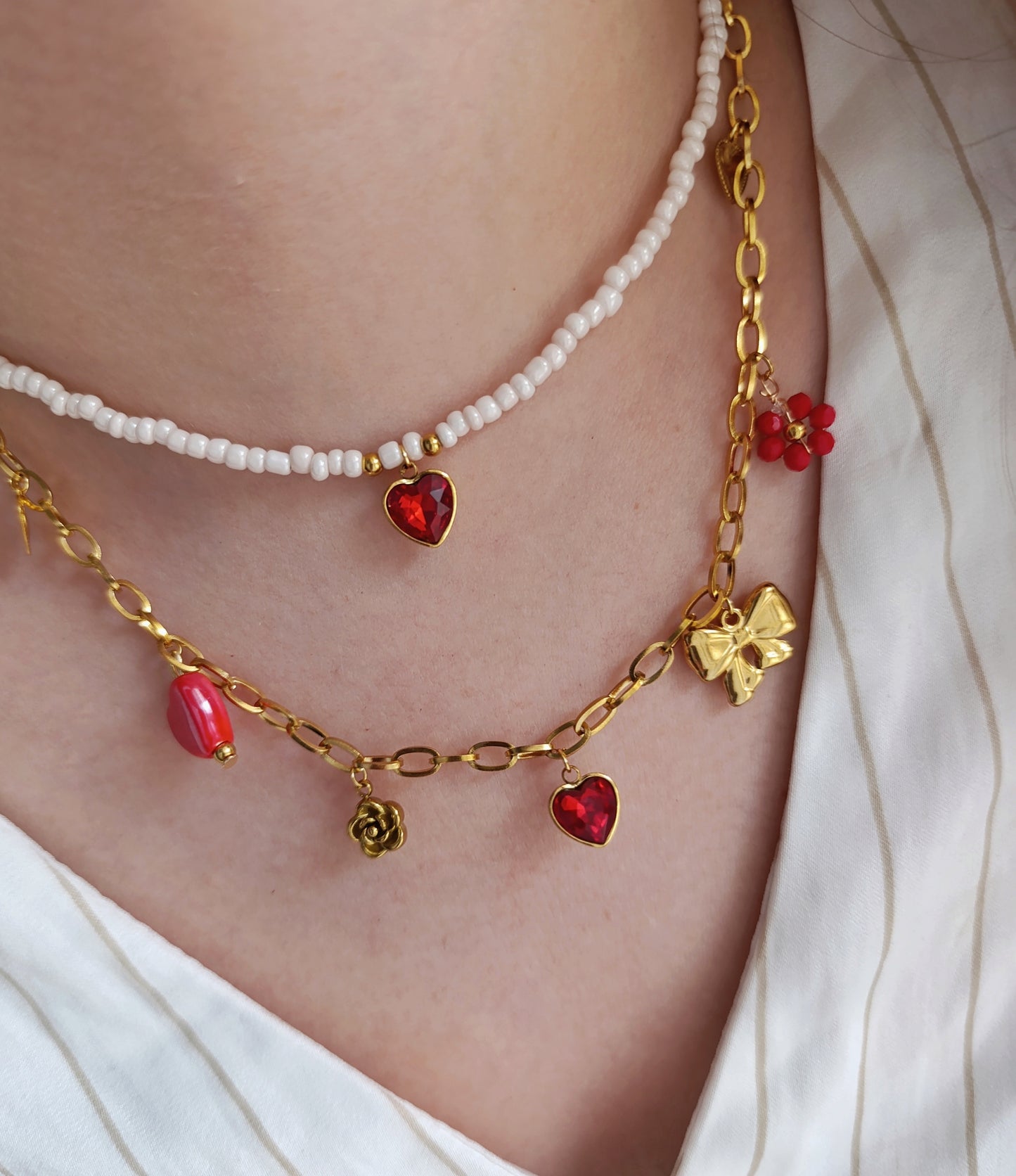 Κολιέ με χαντρούλες!