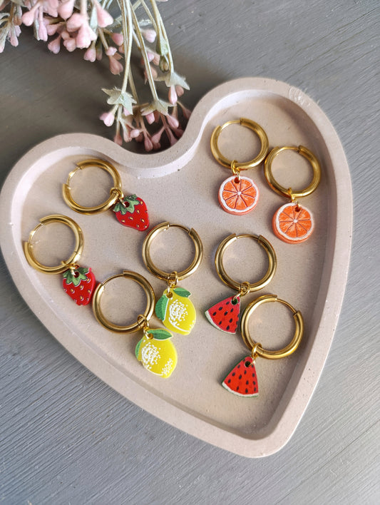 Σκουλαρίκια με φρουτάκια!
