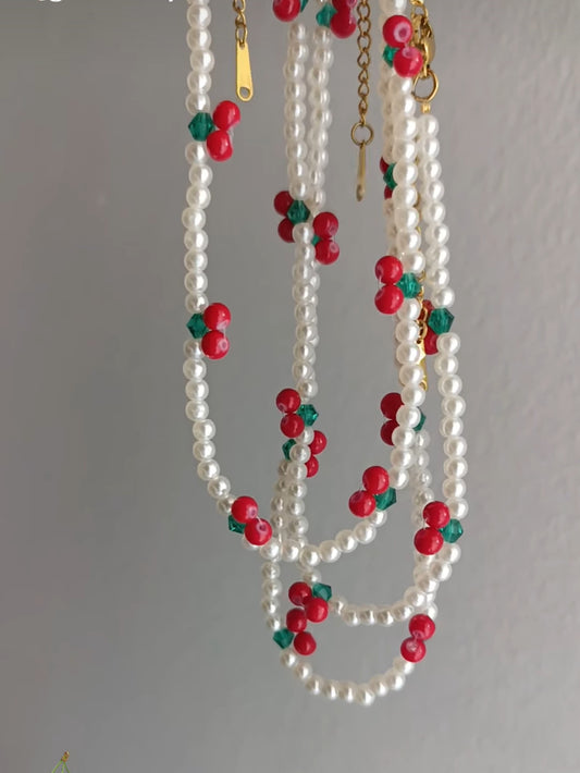 Cherry necklace 🍒