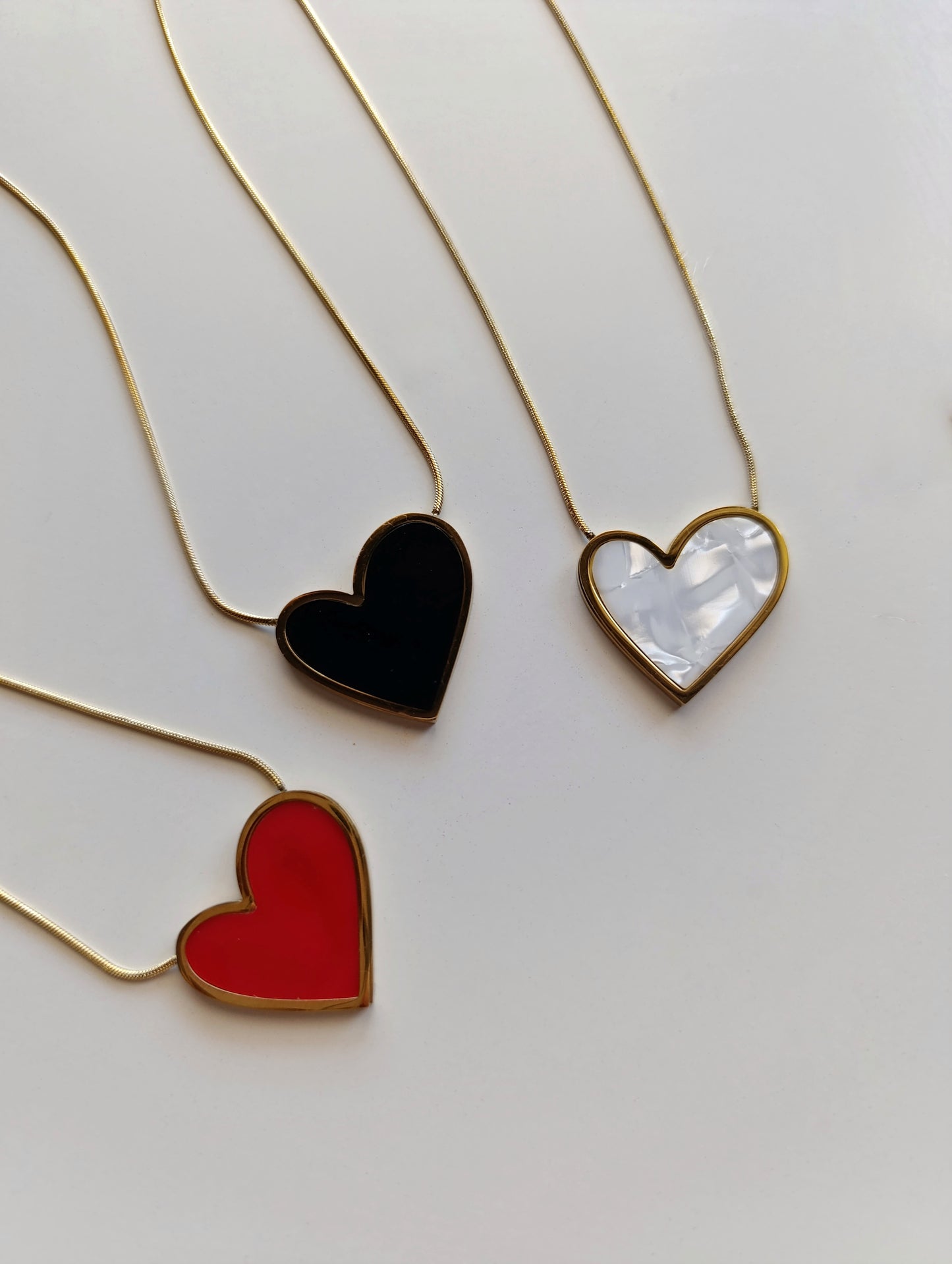 Ατσάλινα κολιέ καρδιά!